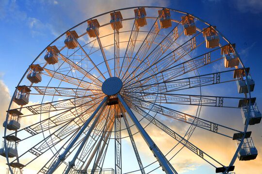 Parkers Piece Ferris Wheel, (Cambridge Wheel), Cambridge, England, UK