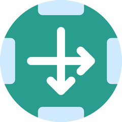 Fototapeta premium Intersect Icon