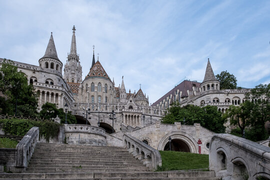Visit Fishermans Bastion for city views and history in Budapest, Hungary