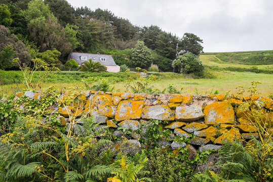 Fisherman's Cottage on the west coast of Herm Island, Bailiwick of Guernsey, United Kingdom