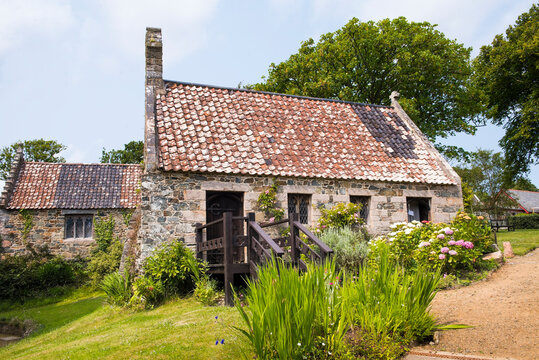 The Chapel at La Seignerie, traditional residence of the Seigneur of Sark, Sark island, Channel Islands, Bailiwick of Guernsey, UK