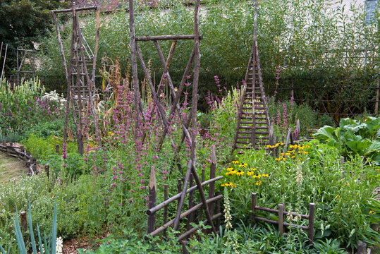 Gardens of the Priory of Our Lady of Orsan (Prieure Notre-Dame d'Orsan), Historic Province of Berry, France