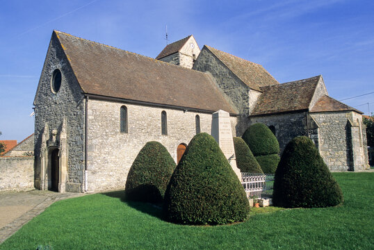 Church of Champmotteux, Essonne department, Ile-de-France region, France, Europe