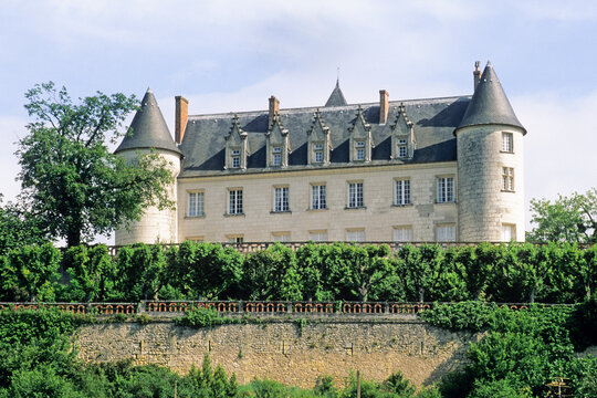 Chateau Moncontour, Vouvray, Loire valley near Tours, Indre-et-Loire department, Centre region, France, Europe