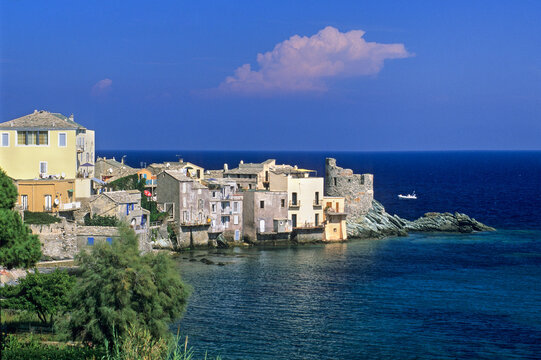Marina of Erbalunga, commune of Brando, Cap Corse, Upper Corsica, Northern Corsica, France, Europe