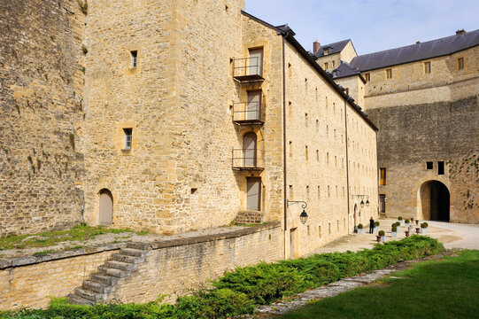 Hotel of the Chateau, one of the largest fortified medieval castle in Europe, Sedan, Ardennes department, Champagne-Ardenne region, France, Europe