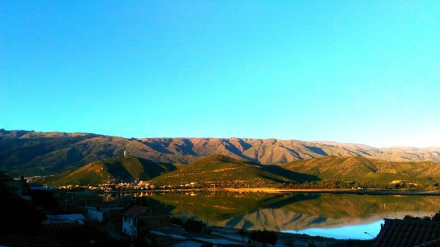 lake in the mountains Cochabamba