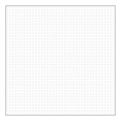 Square sheet with fine grid markings for drawing. Simple black and white vector isolated on white background
