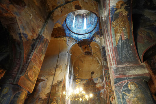 Interior details of Natlismtsemeli Monastery, Khaketi region