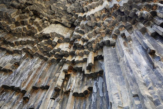 Basalt formation, near Garni, southern Armenia