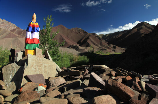 Mountain scenery, Zanskar Range, Ladakh, India