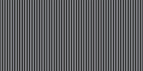 Fototapeta premium Narrow black-white vertical lines. Symmetric geometric ornament. Striped seamless pattern, abstract wallpaper. Digital paper for textile print, page fill. Vector