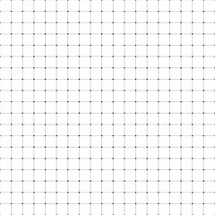 Square sheet with fine grid markings for drawing. Simple black and white vector isolated on white background