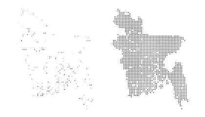 A black and white image of a grid pattern