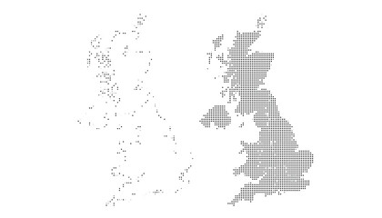Obraz premium A black and white image of the united kingdom