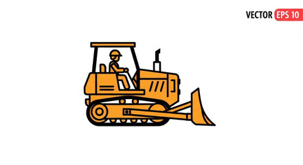 Bulldozer Heavy Machinery Construction Equipment. © IPUT