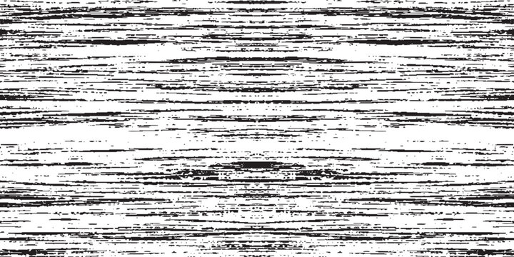 Abstract Black and White Textured Background with Horizontal Lines.