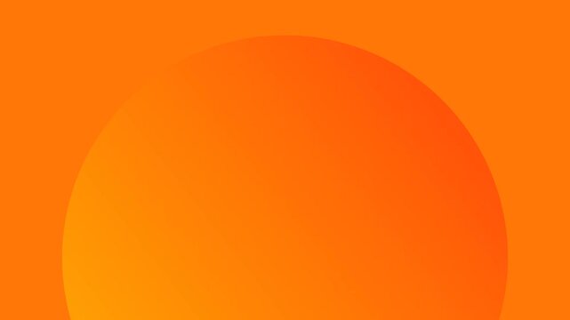 Geometric background animation with orange circles