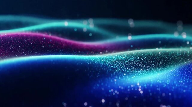 Quantum AI Particle Logic Abstract Probability Field Technology Video