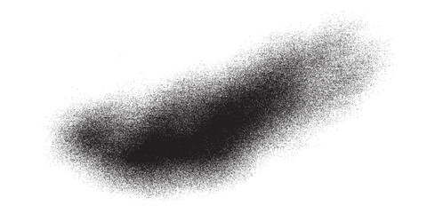 Abstract Black Spray Paint Splatter Texture on White Background. © Fendik eps
