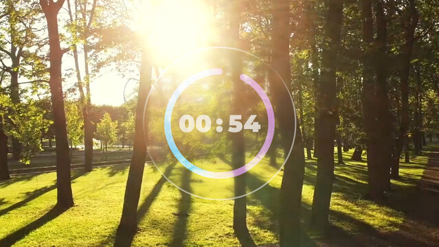 Liquid Glass Countdown Timer Overlay &ndash; Minimal Elegant Multi Format