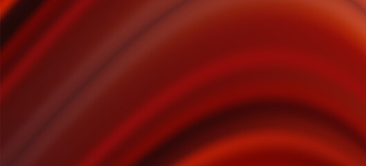 3d rendering of red abstract glass background. An abstract background features a gradient of red and dark red colors, creating a smooth, wave-like transition.