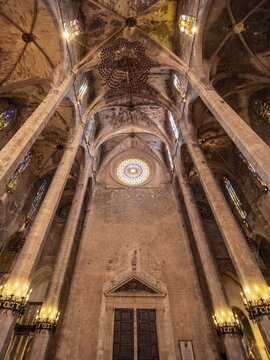 Interior, Altrar Room of Palma Cathedral, Cathedral of Saint Mary, Palma, Majorca, Spain