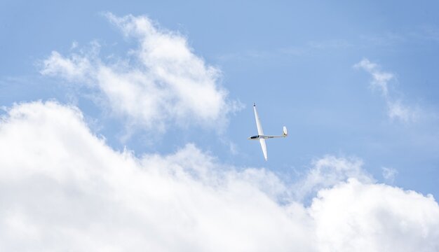Gliders in the sky, Bavaria, Germany