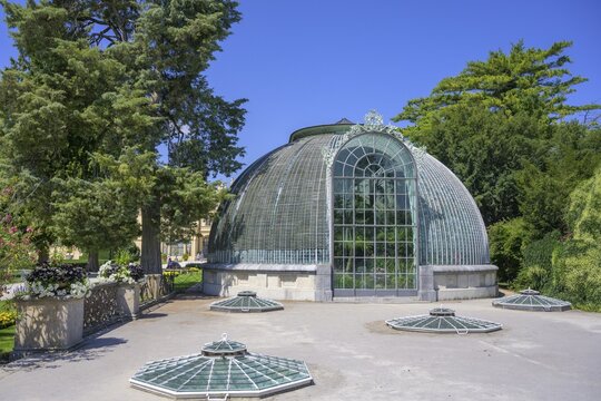Palm House at Eisgrub Castle, Lednice, Jihomoravsk&yacute; kraj, Czech Republic
