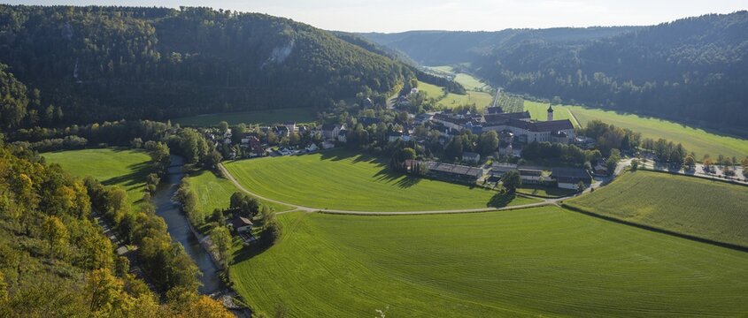Archabbey of St Martin at Beuron (lat. Archiabbatia Sancti Martini Beuronensis), Benedictine monastery, Beuron, Upper Danube Valley, Swabian Alb, Baden-W&uuml;rttemberg, Germany