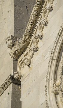 Elephant head at the cathedral Sv Marko, Korčula, Dubrovnik-Neretva County, Croatia