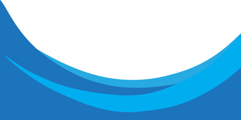 blue banner background. Green abstract header with rounded lines for web banner or poster.