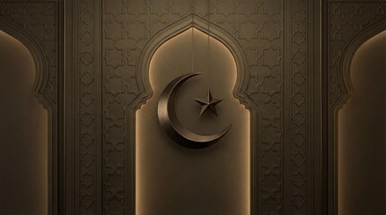 Eid Ramadan background, minimalist elegant Islamic background, Islamic theme