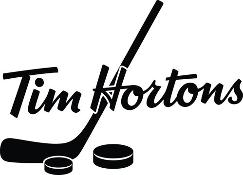 Tim hortons hockey logo graphic