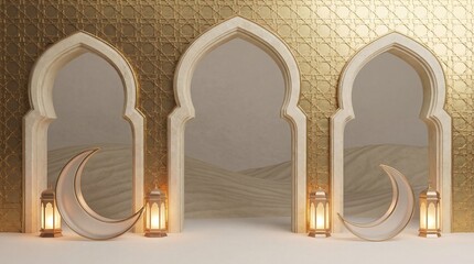 Eid Ramadan background, minimalist elegant Islamic background, Islamic theme