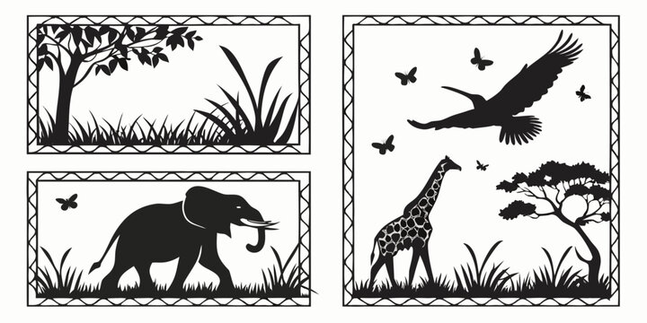 A diverse collection of prehistoric animals from different eras Vector