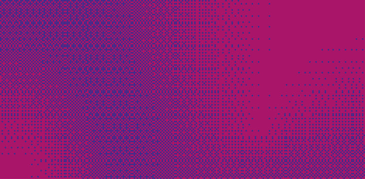 Retro pixel bitmap Monochrome dithered pattern in 8-bit style, Pixelated bitmap texture. 8-bit pixel gradient with noise pattern