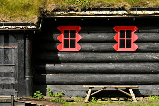 Old wooden house in Scandinavia