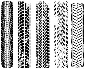 PNG tire streak marks overlay on transparent background. Skid texture for motion compositions.