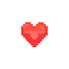 Pixel Heart on Health Bar