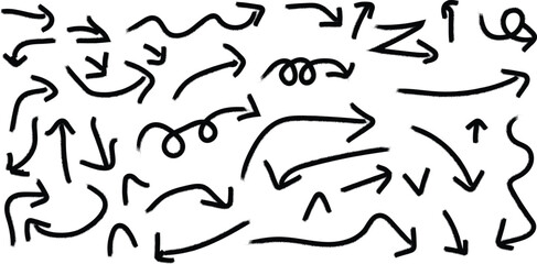 Black and white backgrounds and arrows