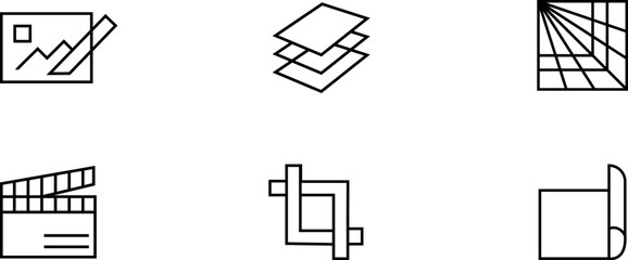 Architectural technical drawing symbols