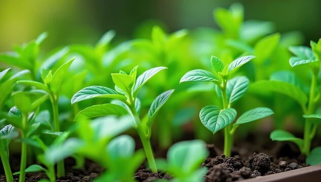 A backyard herb garden with lush oregano growth and healthy green leaves 