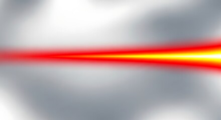Vibrant Red and Yellow Light Beam