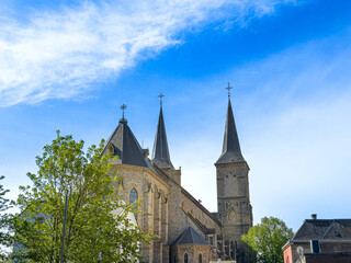 Fototapeta premium Street view of Dudelange, Luxembourg
