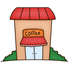 illustration of a cartoon house