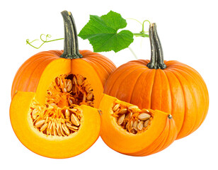 Firefly_Meat carving knifes isolated on transparent background. PNG , se of - Firefly_Pumpkin with leaves isolated on transparent background. PNG , se o