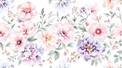 Fototapeta premium Colorful Spring Bouquet Background with Rich Floral Details