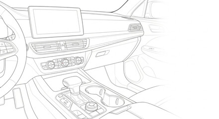 Detailed Architectural Blueprint of Building Design.