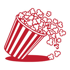 Spilling Popcorn Icon